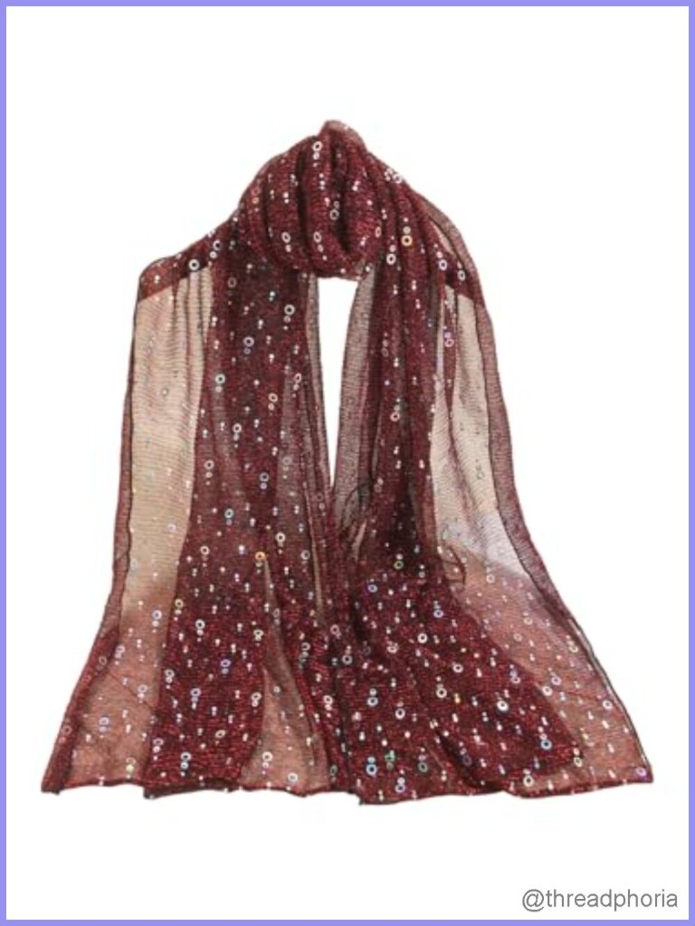 Women's Sheer Sequined Lightweight Scarf Shawl Wrap Evening Party Elegant
